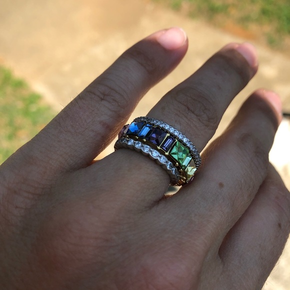 Gemstone Eternity Band - Picture 7 of 8